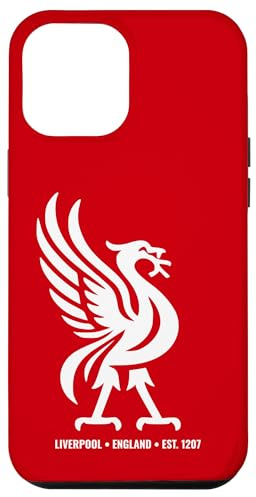 Liverpool England Est. 1207 Colossal Liverbird White Print Case for iPhone 12 Pro Max