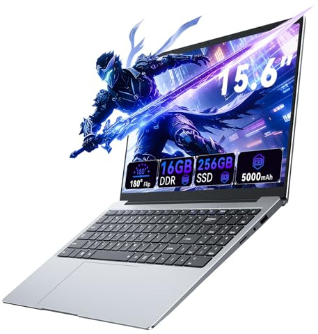 HYPERSTRIX Laptop Computer 15,6 Zoll Win11 Pro Laptops 4425Y Prozessor, 8GB RAM 256GB SSD,Ms Office 365, 100% sRGB Bildschirm, Notebook, Dual Band WiFi5, BT4.2, USB-A, HDMI, FHD 1920 * 1080 Display