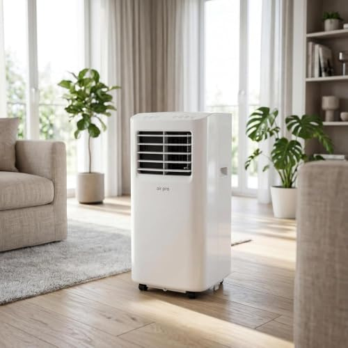 SXXA 4-in-1 Portable Conditioner 14000 BTU Remote Control, 24 Hour Timer & Window Venting Kit Powerful Mobile Conditioning Unit for Home Office 30m2 Energy Efficient Class A