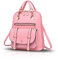 NICOLE&DORIS Women Fashion Backpack School College Travel Outdoor Bag Girls Travel Backpack Daypack Shoulder PU Leather Black