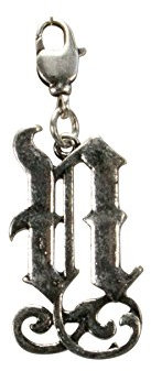 Alpenflüstern Anhänger Trachten-Buchstabe N fürs Charivari antik-Silber-Farben AAH129