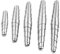 Feder Ersatzfeder für Gartenscheren Pufferfeder Ersatzteil SET 3,5 cm, 5 cm, 6 cm, 7 cm, 8 cm Universal Set für kleine und große Gartenscheren Baumschere Astscheren usw.