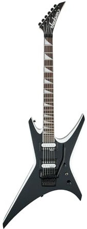 Jackson JS32 Warrior Black with White Bevels - E-Gitarre