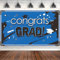 Class of 2024 Congrats Grad Banner für Abschlussfeier 2024, Große 70,87 x 43,31 Zoll Abschluss Dekorationen Abschluss Hintergrund aus Stoff für Hochschule College Universität