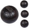FNine Sports Balles en Cuir Antique, balles Vintage Faites à la Main (Ballon de Football Marron foncé)