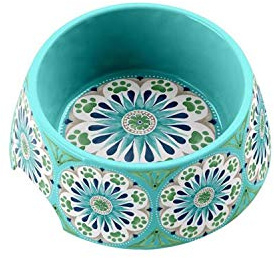 Carmel Medallion Gamelle en mélamine Turquoise Taille M