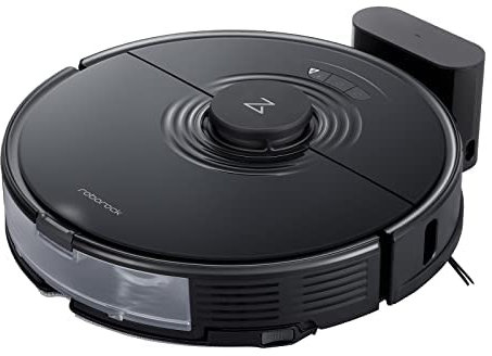 roborock S7 Aspirapolvere Robot,Pulizia Sonica,Sollevamento automatico del mop, Aspirazione 2500 Pa,Controllo Vocale per applicazione, riconoscimento e pianificazione della linea intelligente (nero)