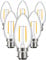 SINCELIGHT Vintage LED-Glühbirne mit B22-Sockel, Retro, B35 Klassische Kerzenform, Omnidirektionale, 3W, 250lm, Entspricht 25W, 2700K Warmweiß, 6er-Pack