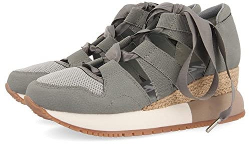 Sneakers Gris Ceniza Tipo Espadrille para Mujer LIZARDA
