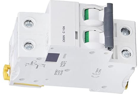 Leitungsschutzschalter Leitungsschutzschalter 2P Fehlerstrom-Trennschalter Hutschienenmontage 400V 10A IC65N C10A