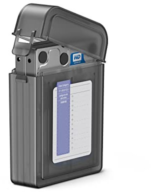 Yottamaster Hard Drive Case for 2.5 HDD/SSD, HDD Protective Case with Index Label - Waterproof Shockproof Moistureproof - B9