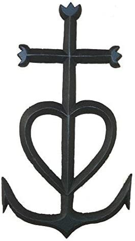 udc Ambiente, Camargue-Kreuz, 15 cm – aus Gusseisen in Antikoptik