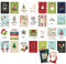 Einladungskarten Manufaktur Hamburg 30 Weihnachtskarten Set mit Umschlag 30 Motive Grußkarten Frohe Weihnachten Postkarten Weihnachtspostkarten Mix 1