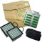 Mistericambio - Kit 12 sacchetti folletto Compatibili VK130 - Profumi folletto - filtro folletto hepa 2 pezzi e filtro a carbone aspirapolvere folletto compatibile - Accessori folletto