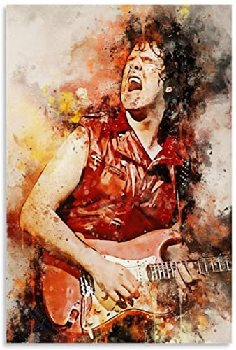 LBMED Leinwand Bilder Kunst Gary Moore Postermalerei für Familiendekor Malerei Poster Druckt Gedruckte 15.7x23.6(40x60cm) Kein Rahmen