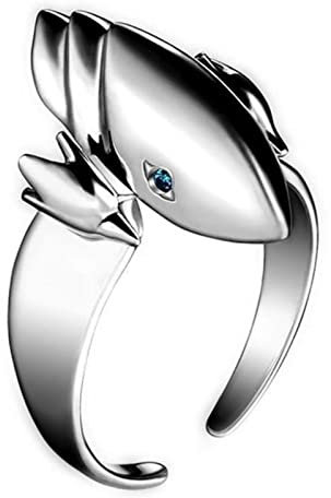 XJruixi Game Seto Kaiba Cosplay Ring Adjustable Opening Rings Jewelry Gift Accessories Halloween