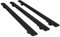 Apline Kompatibel mit Mitsubishi L200 V 2015-2023 Basic Model Relingträger Dachträger Auto Gepäckträger Schwarz Aluminium 3 Stangen