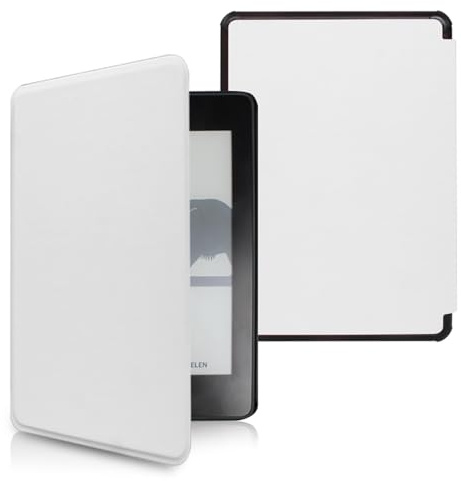 Hülle Kompatibel 6.8 Zoll Kindle Paperwhite 11. Generation [Erschienen im 2021, Modell:M2L3EK&M2L4EK]-Automatische Schlaf-/Wachfunktion, Leicht Und Dünn Kreuzmuster Schutzhülle Aus Pu Leder