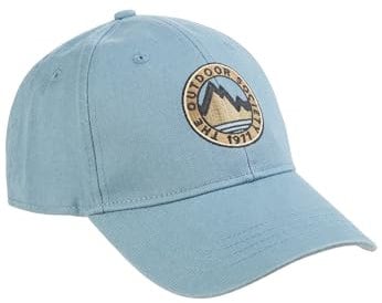 camel active Herren 6-Panel Cap aus einem Baumwoll-Twill Hellblau, Menswear-OS
