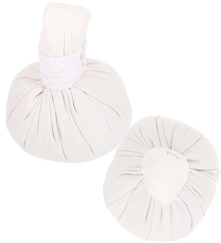 SEWACC Lot de 2 balles de massage thaïlandaises à base de plantes, Spa Thaïlandais Massage Aux Compresse Boule Sacs Chauffants et aromatique pour spa et détente à domicile