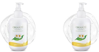 Organyc - Detergente Intimo alla Camomilla, per Pelle Sensibile, non contiene Cloro, Parabeni, SLSSLES e Profumi Sintetici, Dermatologicamente Testato - Confezione da 500ml