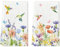 Artoid Mode Blumen Blätter Kolibri Frühling Küchentücher Geschirrtücher, 42x65 cm Sommer Blätter Dekoration Handtücher 2er Set