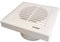 A2ZWORLD Ventola di Aspirazione Efficiente 25W 320m3/h 34dB, 208X208mm, Foro 150mm, Profondità 110mm, Aspiratore da Muro per Bagno, Cucina, 230V 50Hz