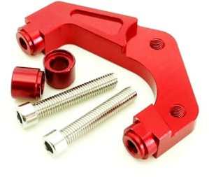 82mm Motorrad-Bremssattelhalterungsadapter for RPM-Bremssattel (Color : Red 220mm)