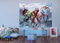 AG Design Marvel Avengers Kinderzimmer Fototapete, Captain America und Iron 252 x 182 cm | 4 teile | AFTDXL 0985