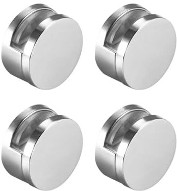 DUNSBY 4 stücke Glas Klemme Bad Spiegel Clips Zink Legierung Glas Clip Regal Unterstützung Klammern Halter Spiegel Clips(3-5mm Thick)