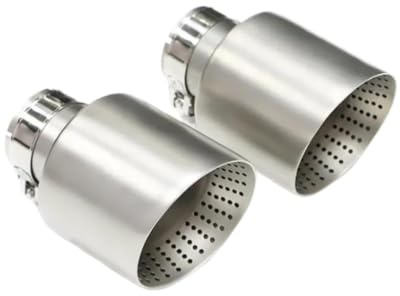TNSSCZM Auto Auspuffblend Für GTI Für Golf 7 MK7 Auspuffspitze Auto Schalldämpferrohr Endrohrblenden(ID51MM OD101MM)