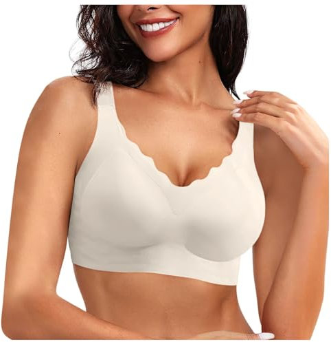 Reggiseni Senza Cuciture da Donna Reggiseni Push up smerlati Senza Ferretto Bralette morbide e Confortevoli Senza Ferretto Reggiseno Quotidiano a Copertura Totale Reggiseno Balconcino Senza Coppe