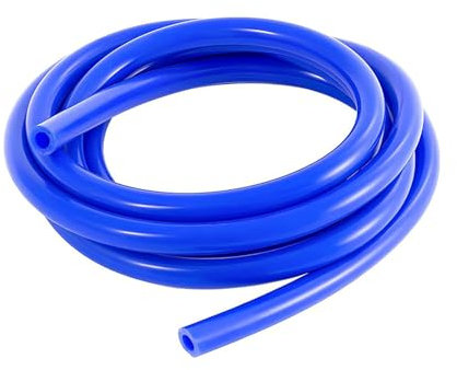 CONNECTION Tubo per Vuoto in Silicone 6 m Tubo Silicone Diametro Interno di 3 mm Tubo in Silicone ad Alta Temperatura Tubo a Vuoto in Silicone per Aria, Radiatore, Pompa, Turbo, Manometri (Blu)