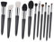 Gogogmee 11stücke Professionelles Teiliges Ziegenhaar Makeup Pinselset Mit Holzgriff Für Gesichtspuder Blush Lidschatten Concealer Für Anwendung Luxuriöses Gefühl Haut