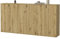 Inn.Furn Sideboard Eiche Artisan Kommode Anrichte Buffet Mehrzweckschrank Esszimmer Wohnzimmer 183 x 99 cm SystemX (Artisan Eiche)