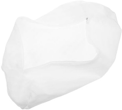 GAROZATION Runder Kissenbezug Für Nackenrolle Weicher Waschbarer Polsterbezug Mit Verstecktem Reißverschluss Abnehmbarer Überzug Für Dekorative Zylinderkissen Glatter Knitterarmer Nackenstütz