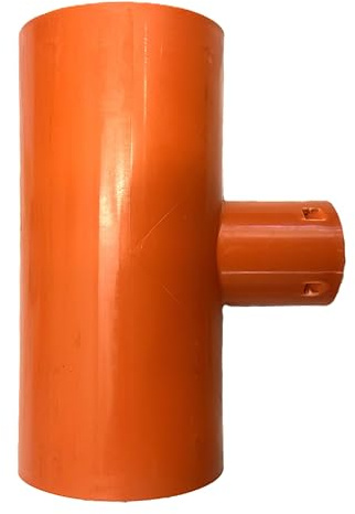 Drainage T Stück Reduzierung DN 100/ DN 50 90° PP Dränage Verbinder Reduktion für Drainagerohr Entwässerung System
