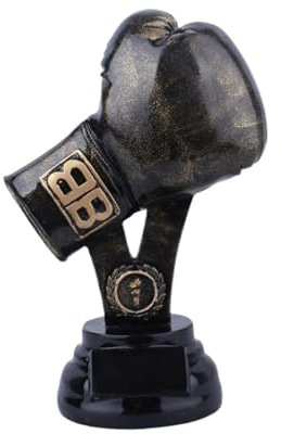 JBTBIHIG Figurines Resin Boxhandschuh Statue Modern Art Deco Regal Dekor Abstrakte Skulptur Einzigartige Innendekoration für Home Office Stilvolle Tischdekoration für Esszimmer
