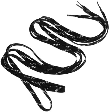 Toddmomy Eishockey Schnürsenkel Eishockeyschuh Schnürsenkel Eishockey Schlittschuh Schnürsenkel Skating Schuhbänder Dicke Schnürsenkel Hockeyschnürsenkel gewachst Polyester