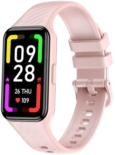 Blackview Smartwatch, Reloj Inteligente Mujer - Oxímetro(SpO2) Caloría Podómetro Sueño Pulsometro | Pantalla de 1,47 Pulgadas, Pulsera Actividad Compatible con Android e iOS (Versión Mejorada)