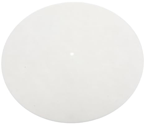 Tapis de Plateau de Platine en Feutre Beige pour Vinyle | Bruit, Surface Antidérapante, Rotation Stable, Usage Maison et Voyage, Format 1 Pièce