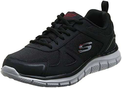 Skechers Herren 52631-BKRD_47,5 Running Shoes, Black, 47.5 EU