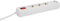 UNITEC Steckdosenleiste mit 3 Steckdosen und 2 USB A-Anschlüssen (2,1A), mit Schalter, 1,4 m, weiß