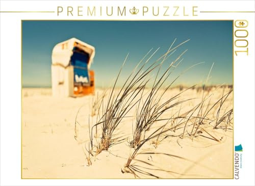 CALVENDO Puzzle Sommerhitze am Strand von Amrum | 1000 Teile Lege-Größe 64 x 48 cm Foto-Puzzle für glückliche Stunden