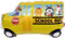 XXL Folienballon * FAHRZEUGE * als Geschenk oder Deko für Mottoparty | Polizeiauto Radlader Feuerwehrauto Trecker Bagger Truck | Kinder Geburtstag Partydeko, Edition: Schulbus, 86x61cm