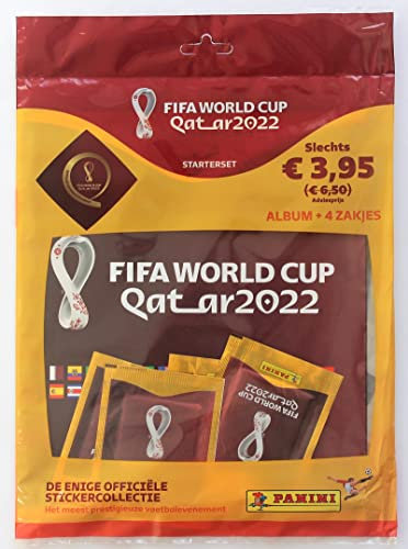 Panini World Cup 2022 Qatar Starter International Version 638 Sticker Album vide + 4 sachets Coupe du Monde