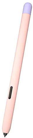 Funda de silicona de doble color para Samsung Galaxy Tab S6 Lite S Pen, antideslizante, agarre suave, funda protectora compatible con Galaxy Tab S6 Lite S Pen (rosa)