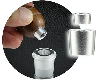 Budawi® 14,5er Steck Fix Chillum Adapter Lift Off Steckfix für Alu Chillum Holzkopf