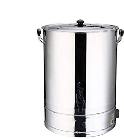 ANSNOW Instant Water Heater Hot Water/Tea Boiler Dispenser and Mulled Wine Warmer - Energy Efficient Stainless Steel Design with 30-110°C/Silver/50L