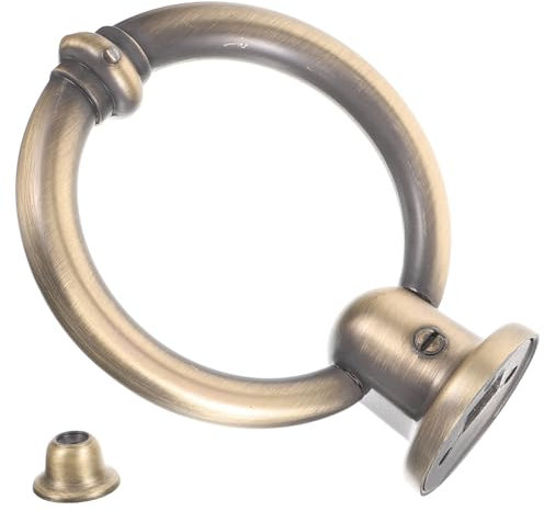 Veemoon Batacchio Per Porta in Metallo Vintage Battente Di Sicurezza Per Porta in Lega Di Zinco Batacchio Bronzo Rustico Battente Per Di Sicurezza Moderno E Semplice Maniglia Classico Lega